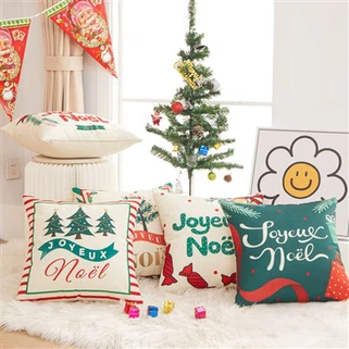 Súprava vianočného prehozu a vankúša